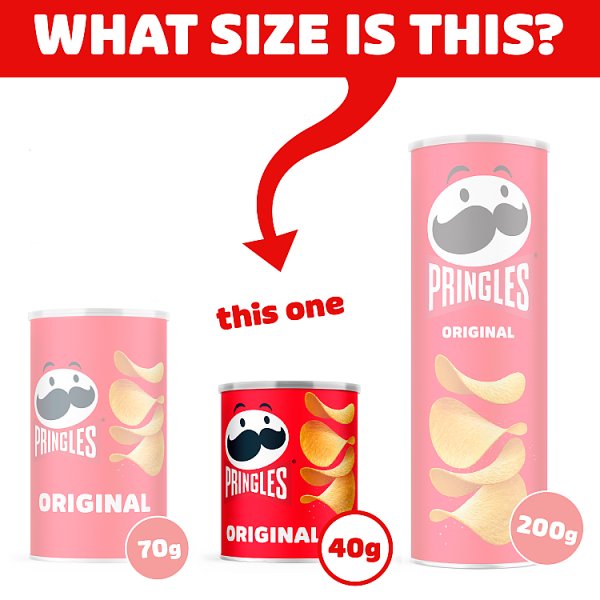Pringles Original Snacking Crisps 12 x 40g – image 2