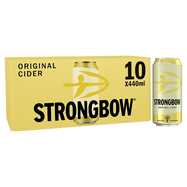 Strongbow Original Apple Cider Can 10 x 440ml