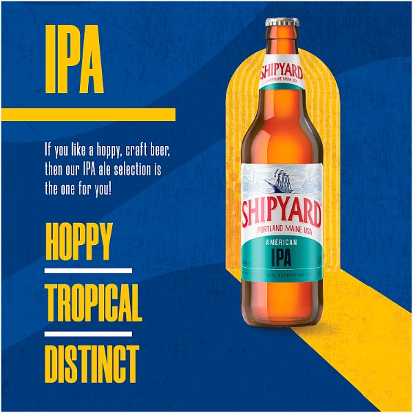 Shipyard American IPA 8 x 500ml Bottles – image 2