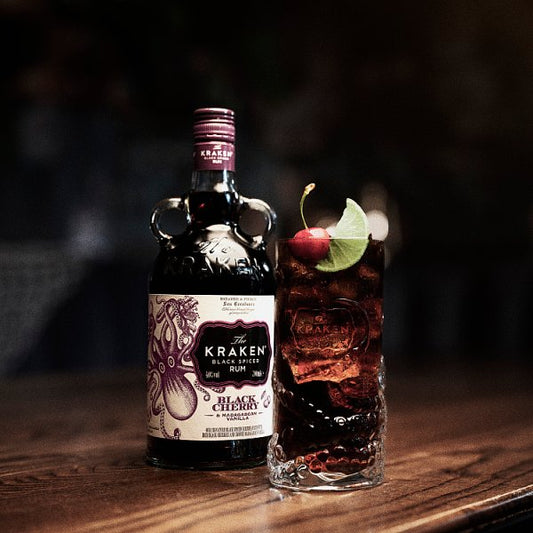 The Kraken Black Spiced Rum Black Cherry & Madagascan Vanilla 70cl – image 2