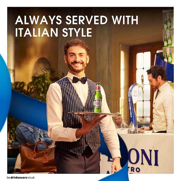 Peroni Nastro Azzurro Italian Gluten Free Beer 12 x 330ml Bottles – image 4