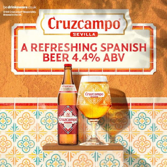 Cruzcampo Sevilla Lager Beer Bottle 12 x 660ml – image 2