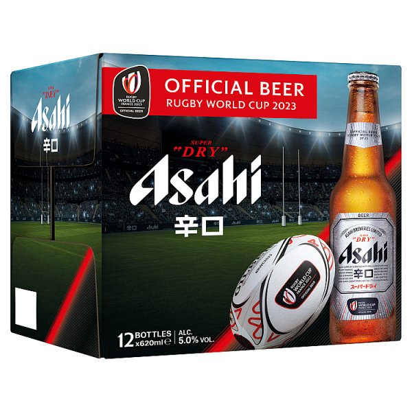 Asahi Super Dry Beer 12 x 620ml Bottle