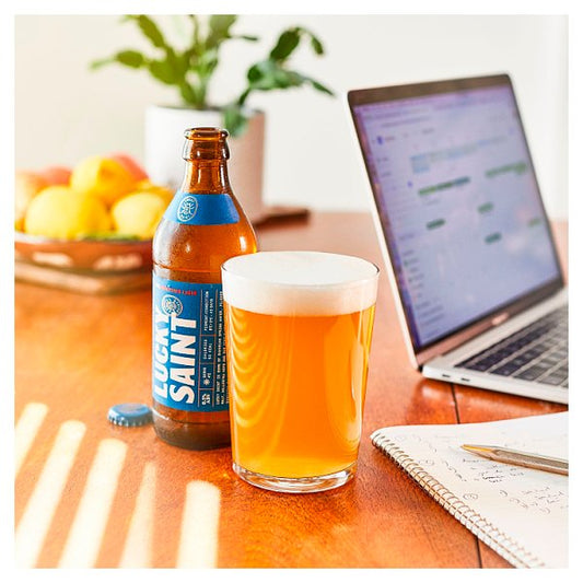 Lucky Saint Unfiltered Alcohol Free Lager 20 x 330ml Bottles – image 2