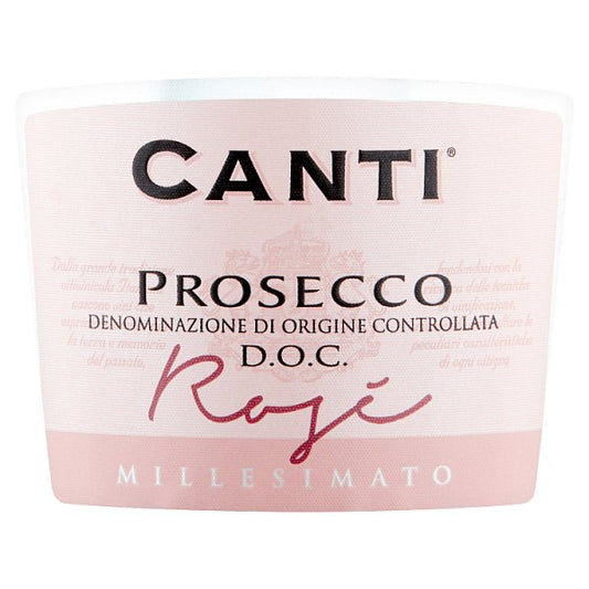 Canti Prosecco D.O.C Rosè 6 x 75cl Bottle – image 2
