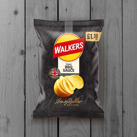 Walkers BBQ Sauce Sharing Bag Crisps 18 x 70g – image 2