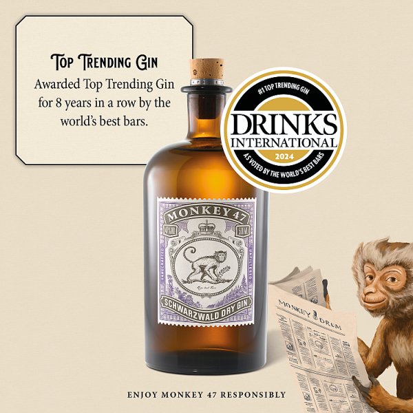 Monkey 47 Schwarzwald Dry Gin 50cl Bottle – image 2