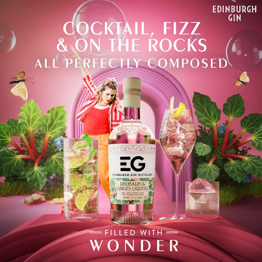 Edinburgh Gin Rhubarb & Ginger Liqueur 50cl – image 2