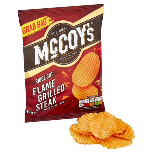McCoy's Flame Grilled Steak Grab Bag Crisps 36 x 45g – image 2