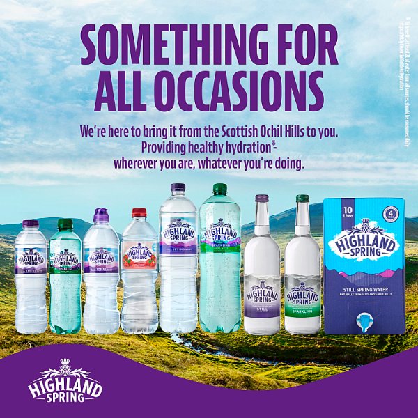 Highland Spring Sparkling Spring Water 24 x 330ml – image 3