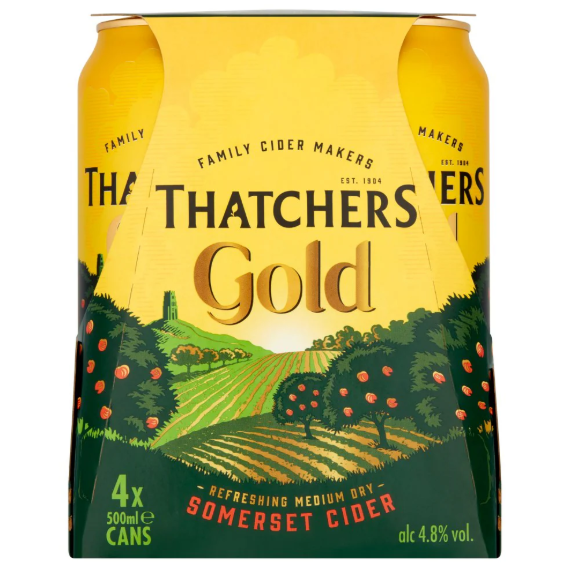 Thatchers Gold Somerset Cider 24 x 500ml