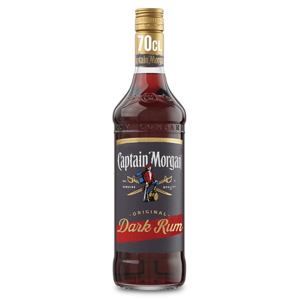 Captain Morgan Dark Rum 70cl Bottle