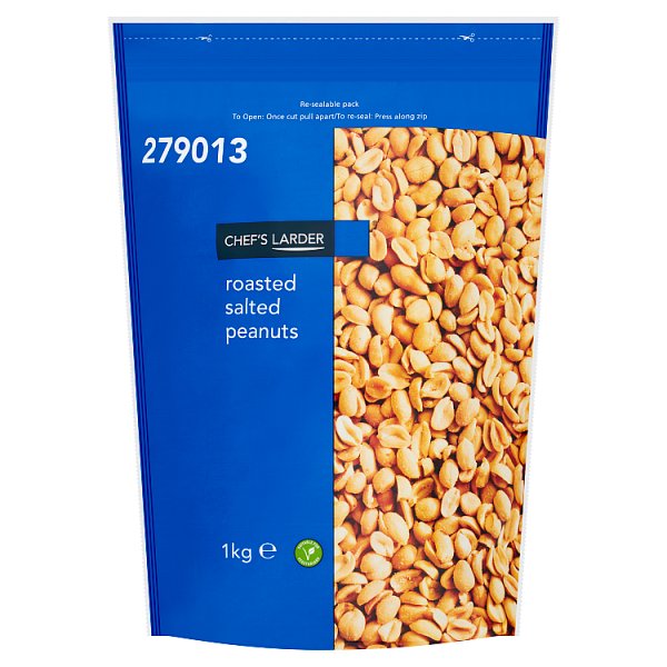 Chef's Larder Roasted Salted Peanuts 6 x 1kg