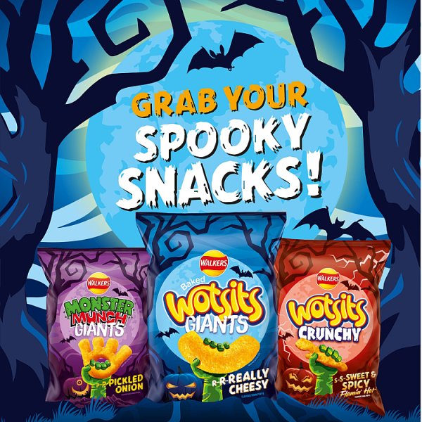 Walkers Wotsits Giants Really Cheesy Sharing Snacks Crisps 9 x 130g – image 2
