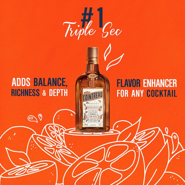 Cointreau L'Unique Orange Liqueur Triple Sec 70cl – image 2