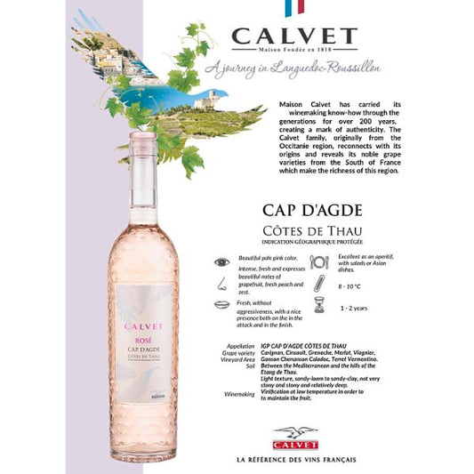 Calvet Rosé 6 x 75cl Bottles – image 2