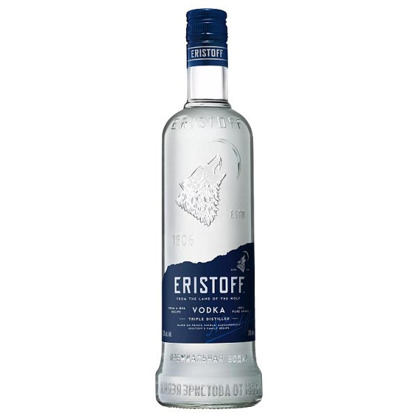 ERISTOFF Original Pure Grain Vodka, 70cl Bottle