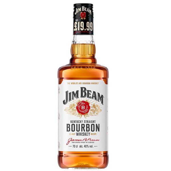 Jim Beam Bourbon Whiskey 70cl – image 3
