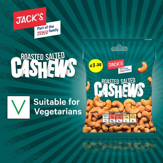Jack's Roasted Salted Cashews 24 x 45g – image 2