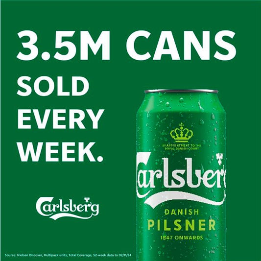 Carlsberg Danish Pilsner Lager Beer 24 x 440ml – image 2