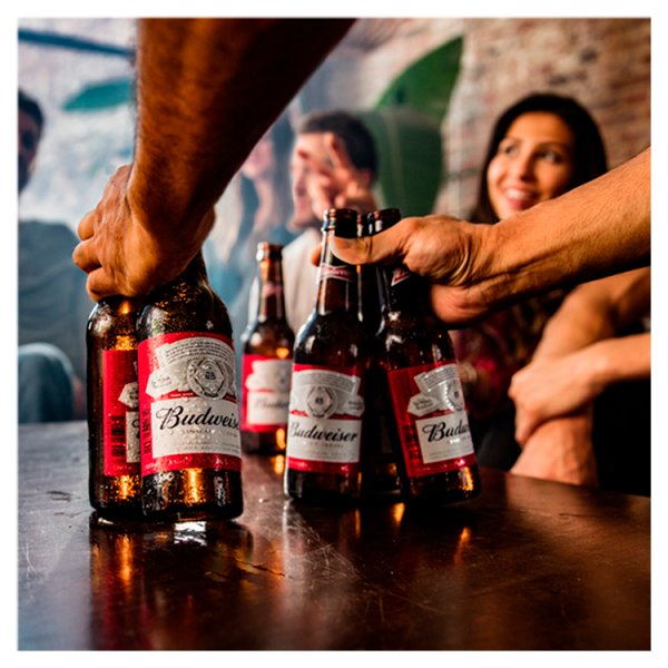 Budweiser Lager Beer Bottles 20 x 300ml – image 2