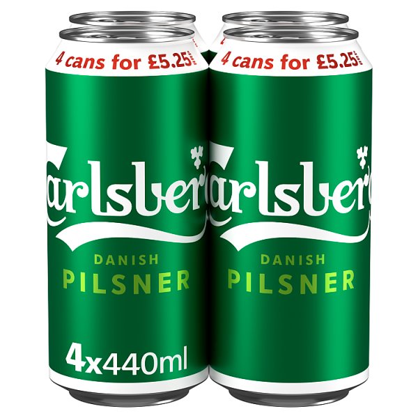 Carlsberg Danish Pilsner Lager Beer 24 x 440ml