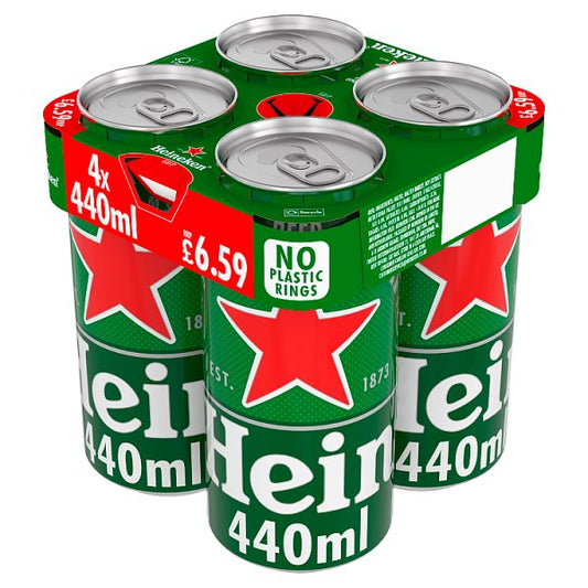 Heineken Original Premium Lager Beer Can 24 x 440ml