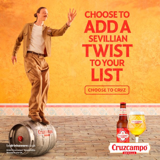 Cruzcampo Sevilla Lager Beer Cans 24 x 440ml – image 2