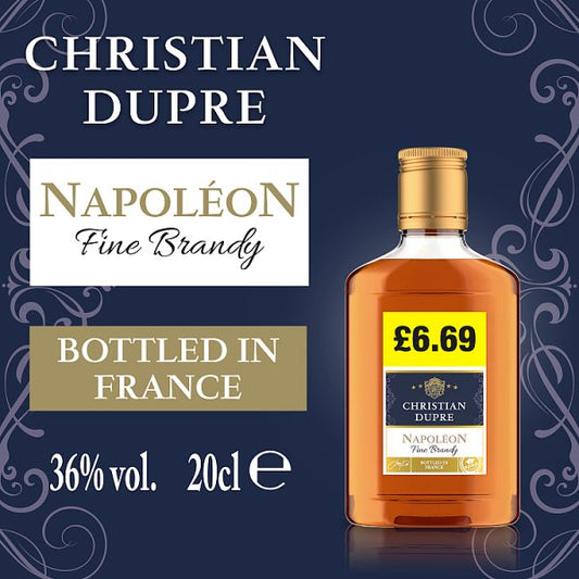 Christian Dupre Napoléon Fine Brandy 6 x 20cl – image 2