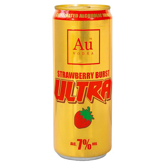 Au Vodka Ultra Strawberry Burst 12 x 500ml