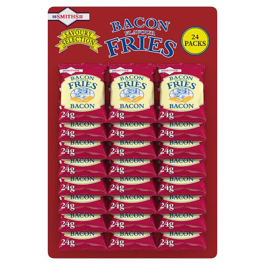 Smith's Fries Bacon Snacks Pub Card 96 x 24g