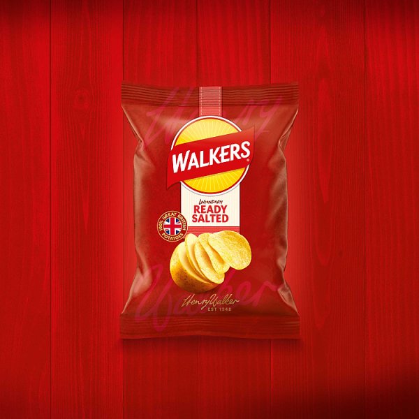 Walkers Ready Salted Crisps 32 x 32.5g – image 2