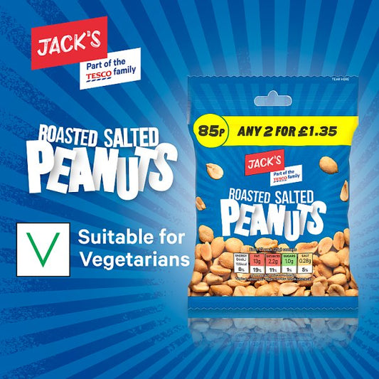 Jack's Roasted Salted Peanuts 24 x 75g – image 2