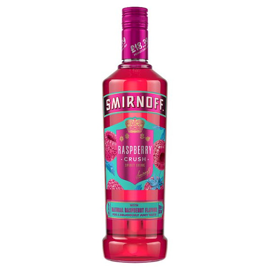 Smirnoff Raspberry Crush Flavoured Spirit Drink 70cl