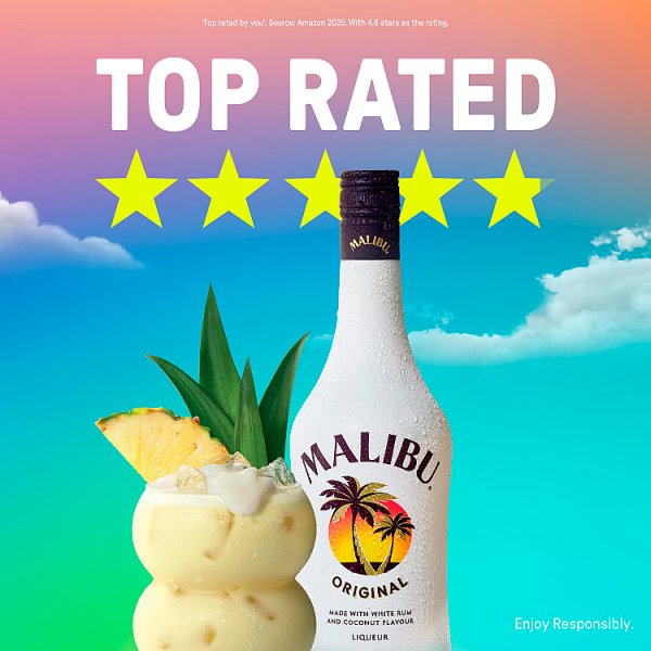 Malibu Original White Rum with Coconut Flavour 70cl – image 4