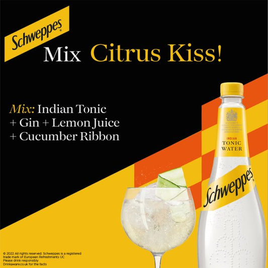 Schweppes Indian Tonic Water 6 x 1L Bottles – image 2