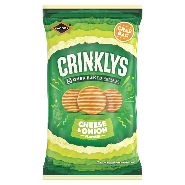 Jacob's Crinklys Cheese & Onion 30 x 45g