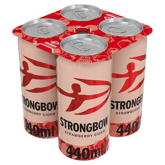 Strongbow Strawberry Cider Can 24 x 440ml