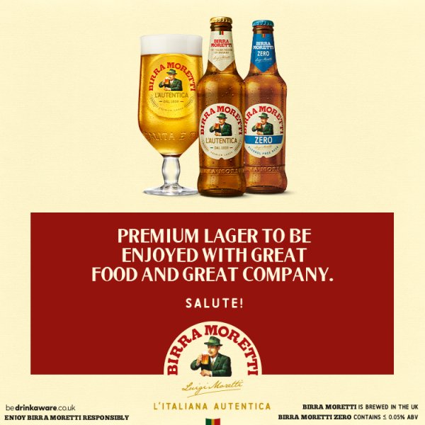 Birra Moretti Premium Lager Beer Can 24 x 440ml – image 3