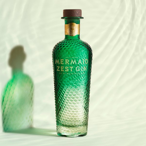 ISLE OF WIGHT DISTILLERY Mermaid Zest Gin 70cl Bottle – image 2