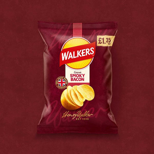 Walkers Smoky Bacon Sharing Crisps 18 x 70g – image 2