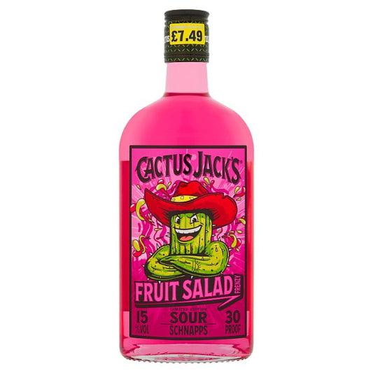 Cactus Jack's Limited Edition Fruit Salad Frenzy Sour Schnapps 50cl
