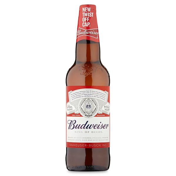 Budweiser Lager Beer Bottles 12 x 660ml – image 3