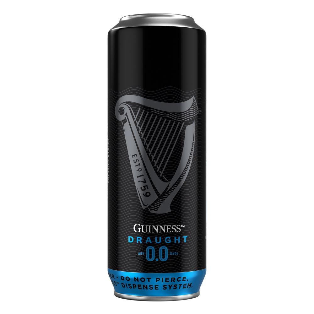 Guinness Microdraught Alcohol Free Stout Beer 24 x 558ml Cans