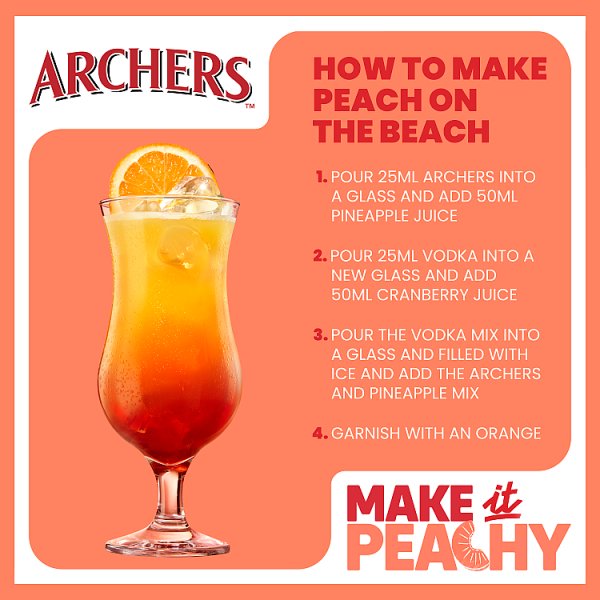 Archers Schnapps 70cl Bottle – image 3