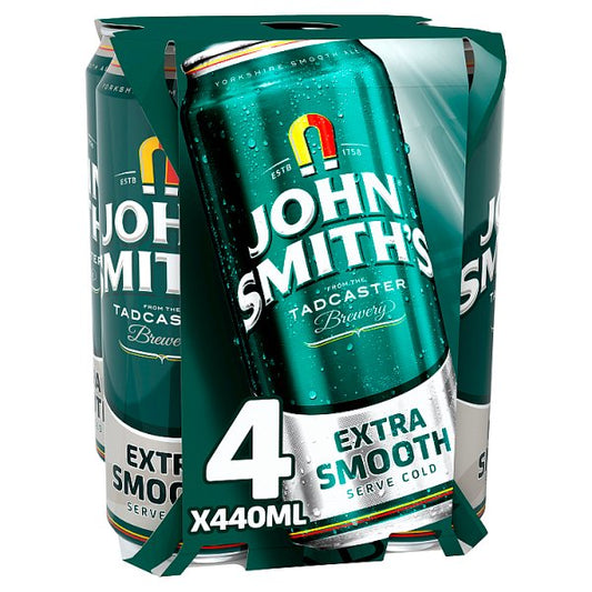 John Smiths Extra Smooth Beer Ale Multipack Cans 24 x 440ml