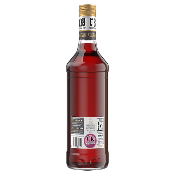 Captain Morgan Dark Rum 70cl Bottle – image 2