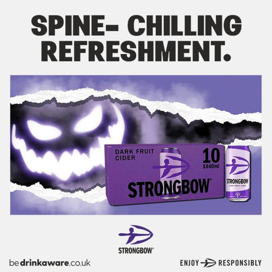 Strongbow Dark Fruit Cider Can 10 x 440ml – image 2