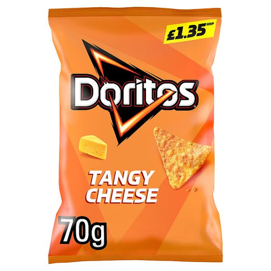 Doritos Tangy Cheese Tortilla Chips Crisps 18 x 70g