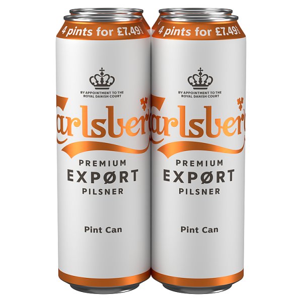 Carlsberg Premium Expørt Pilsner 24 x 568ml – image 2